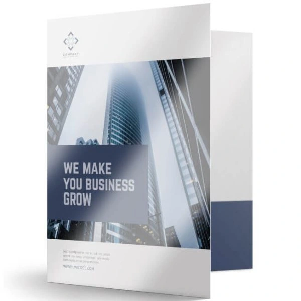 custom-presentation-foldersmatte Lamintaed Custom Presentation folders