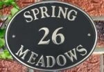cast-aluinium-house-signs 3D Fabricated Metal Sign
