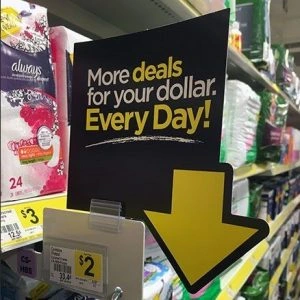End Cap Store signage