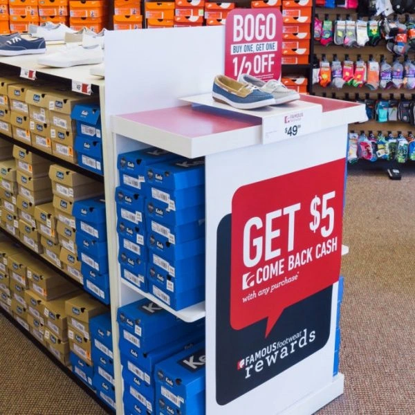 Fixture End Cap SignageV2 End Cap Store Signage