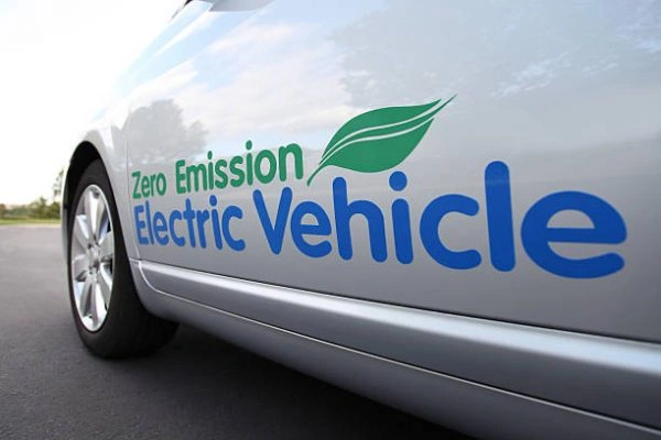 XXXL. Close up of an electric vehicle.