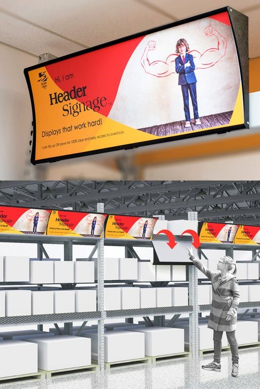 Header Signage for Shops and Stores