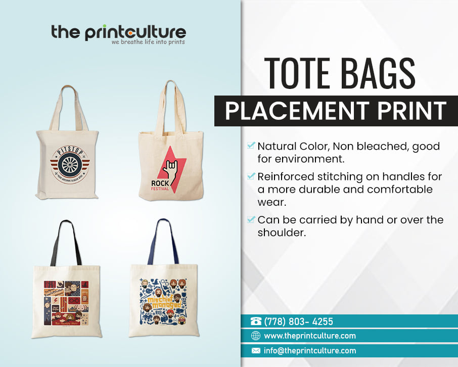 Custom Tote Bag Printing Vancouver