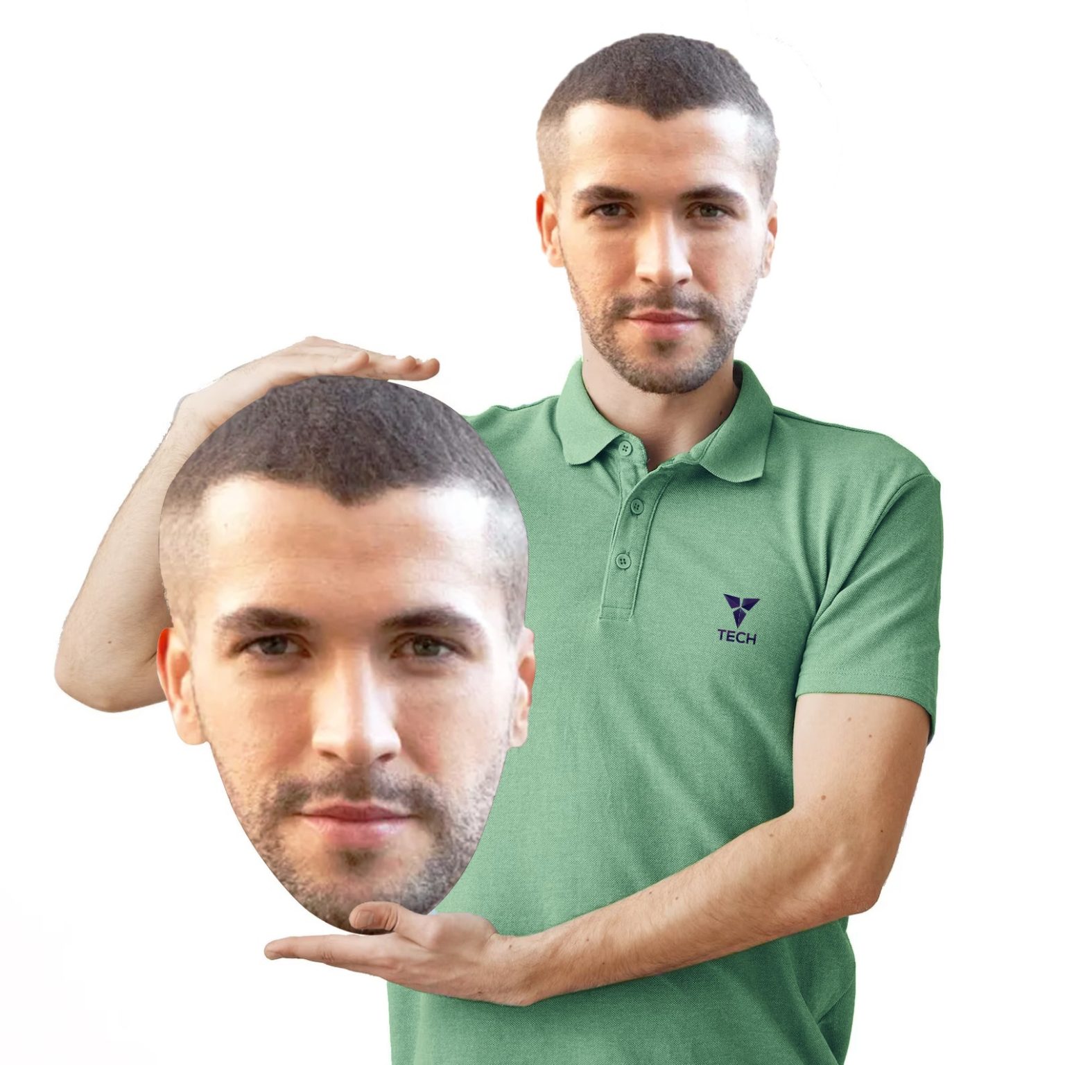 Custom big head cardboard cutout Vancouver Surrey Canada